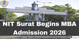 NIT Surat Begins MBA Admission 2026